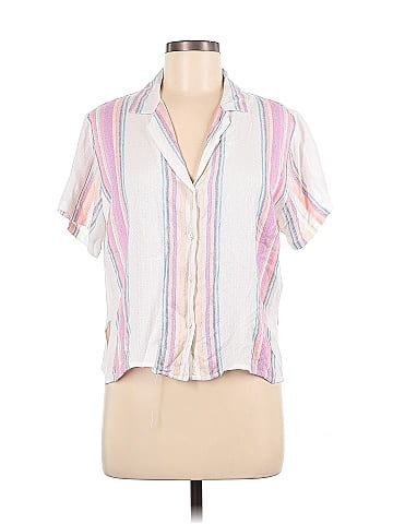 En Creme Short Sleeve Blouse (view 1)