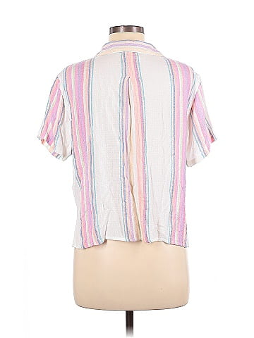 En Creme Short Sleeve Blouse (view 2)
