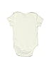 Little Me Solid Ivory Short Sleeve Onesie 3-6 MO / 6 MO - photo 2