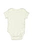 Little Me Solid Ivory Short Sleeve Onesie 3-6 MO / 6 MO - photo 1