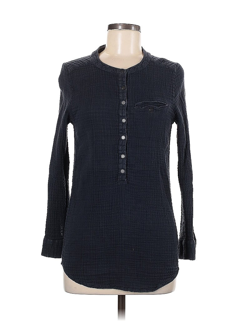 Pre-owned Iro Long Sleeve Blouse In Black