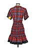Tanya Taylor Plaid Red Cocktail Dress Size 0 - photo 2