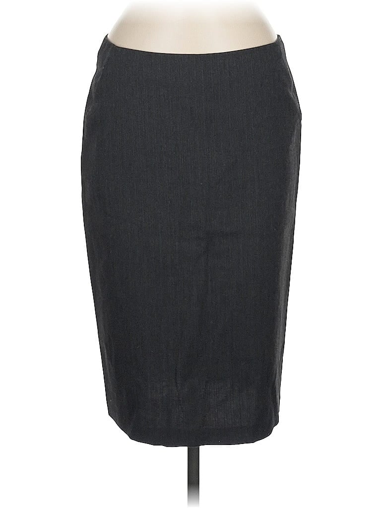 Pre-owned Sisley Paris Formal Skirt In Gray
