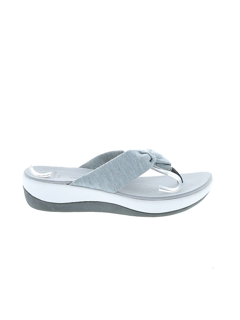 Clarks Gray Sandals Size 8 - photo 1