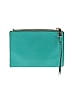 Cole Haan 100% Leather Teal Blue Leather Wristlet One size - photo 2