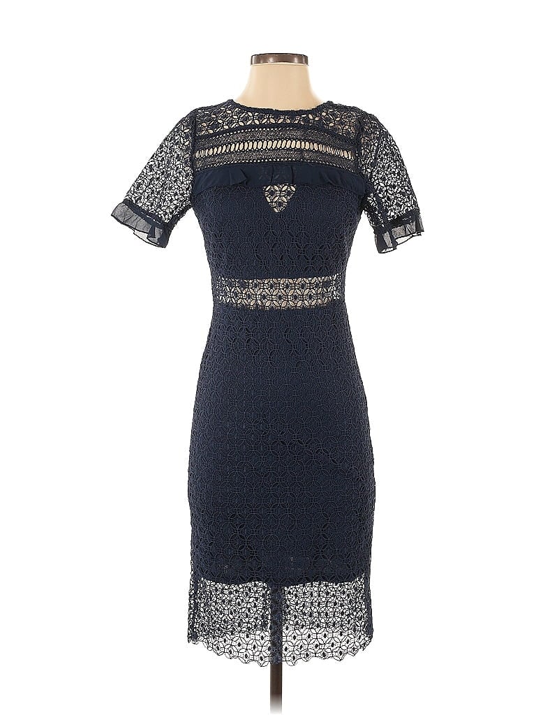 Click to view more detailed imagery on our partner's website Pre-owned Soieblu Cocktail Dress In Blue