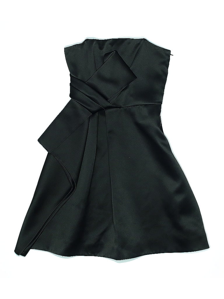 Halston Heritage 100% Polyester Black Cocktail Dress Size 0 - photo 1