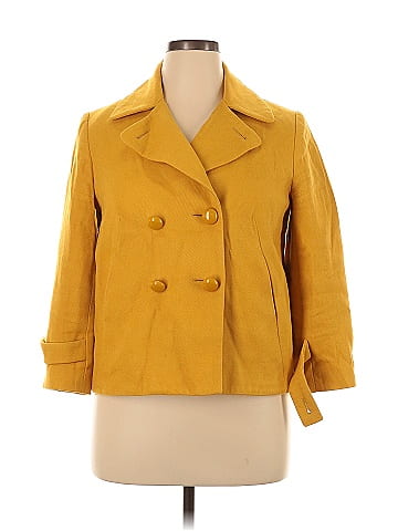 Petite yellow coat hotsell