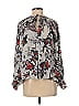 Isabel Marant Gray White 3/4 Sleeve Blouse Size EU (FR) 36 / US 4 - photo 1