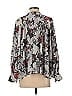 Isabel Marant Gray White 3/4 Sleeve Blouse Size EU (FR) 36 / US 4 - photo 2
