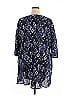 Ellos 100% Polyester Blue 3/4 Sleeve Blouse Size 26 - photo 2