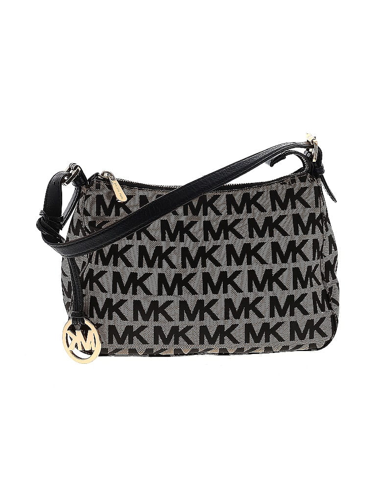 MICHAEL Michael Kors Black Tan Satchel One size - photo 1