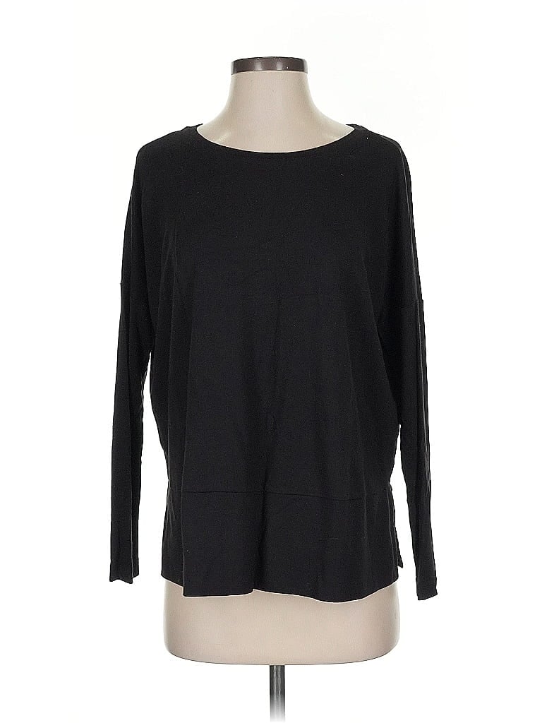 Click to view more detailed imagery on our partner's website Pre-owned Ann Taylor Loft 3/4 Sleeve T-shirt In Black