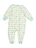 Gerber 100% Cotton Print Green Long Sleeve Outfit Size 3-6 mo - photo 2