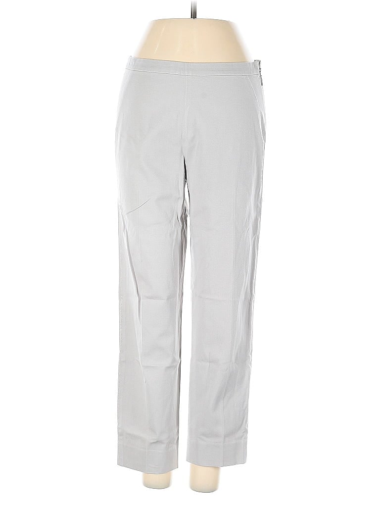 Elie Tahari Solid Gray Tan Casual Pants Size 2 - photo 1