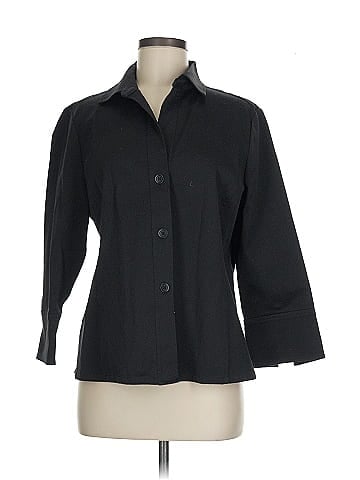 Ellen Tracy 3/4 Sleeve Button-Down Shirt (view 1)
