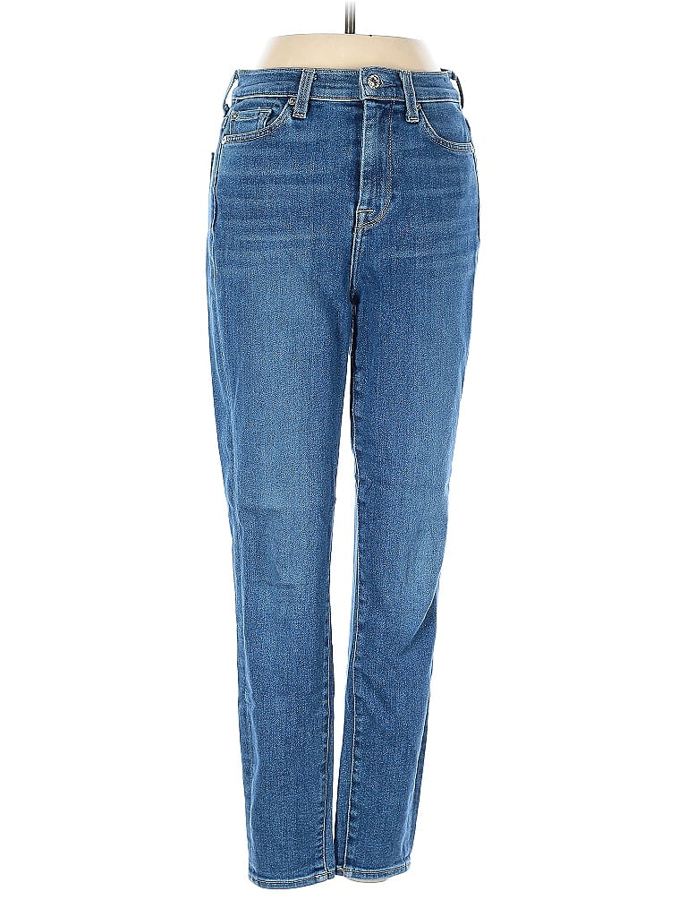 Pre-owned 7 For All Mankind Jeans In Blue