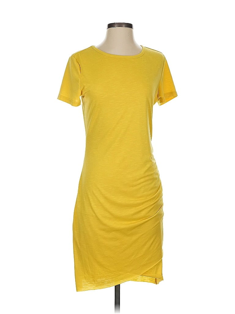 Pre-owned Btfbm Casual Dress In Yellow