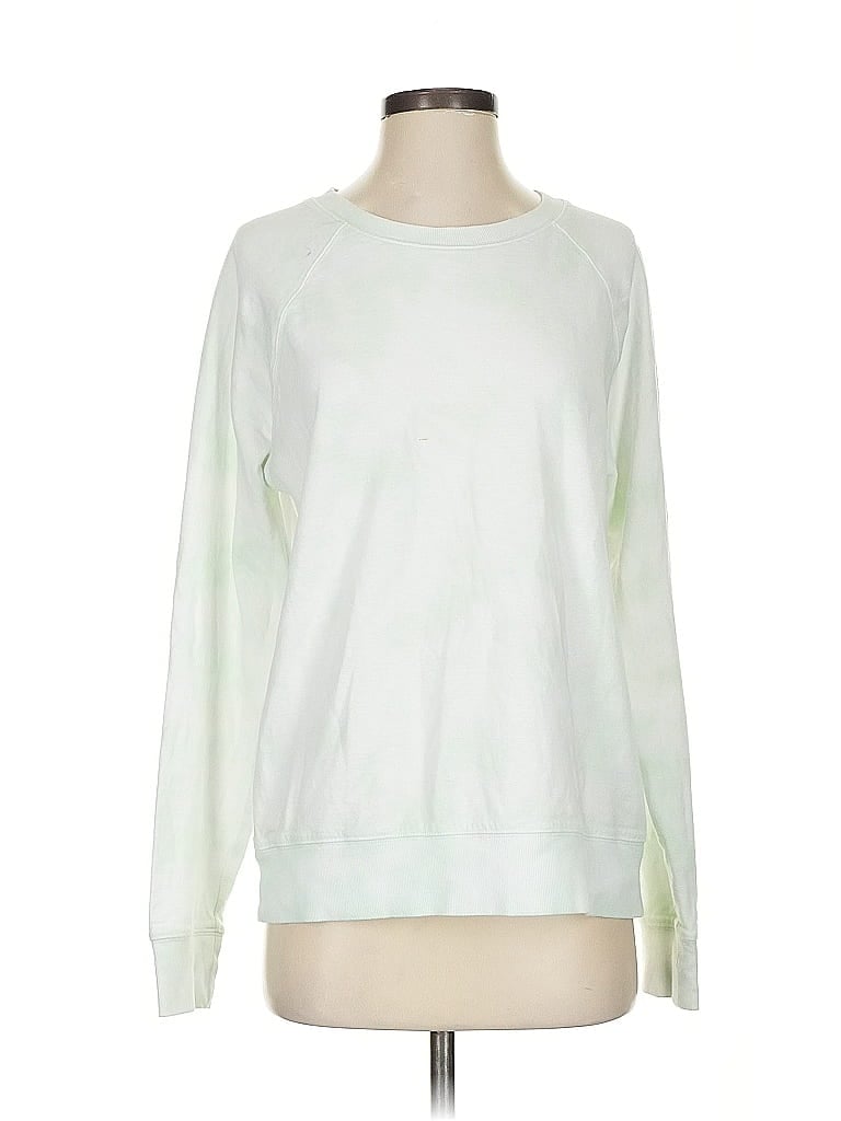 Pre-owned Athleta Sweatshirt In Green