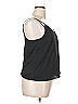 River Island 100% Polyester Black Sleeveless Top Size 14 (petite) - photo 4