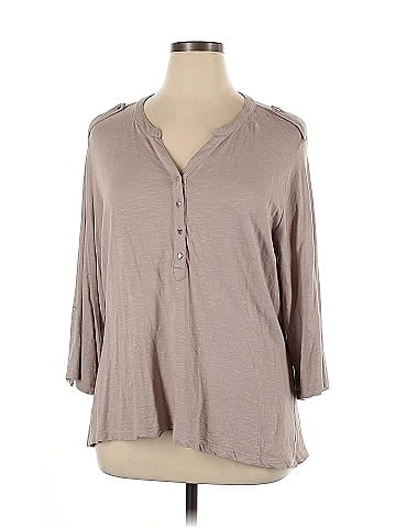 Cathy Long Sleeve Henley (view 1)