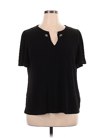 Carmen Carmen Marc Valvo Short Sleeve Top (view 1)