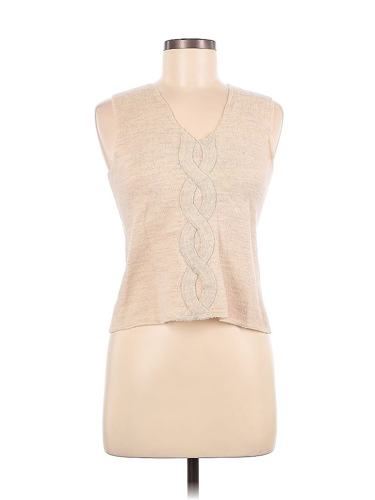 Pre-owned Assorted Brands Wool Pullover Sweater In Brown