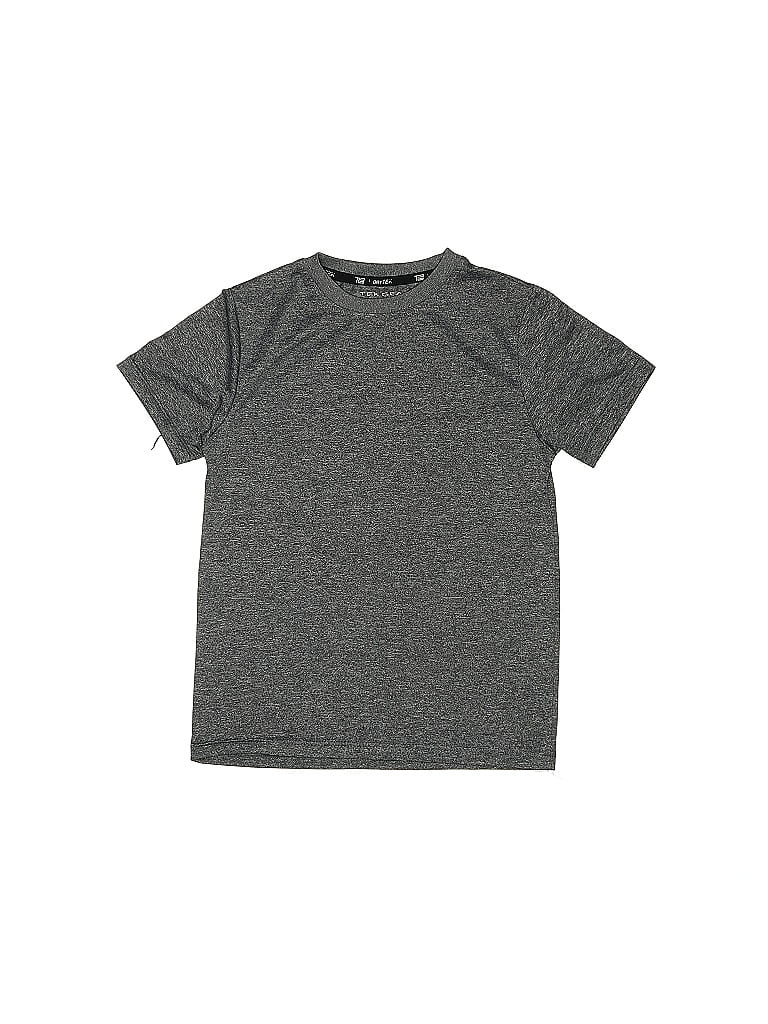Tek Gear 100% Polyester Solid Gray Active T-Shirt Size 8 (big kids) - photo 1