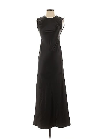DELFI COLLECTIVE Long Sleeve Satin Gown (view 1)