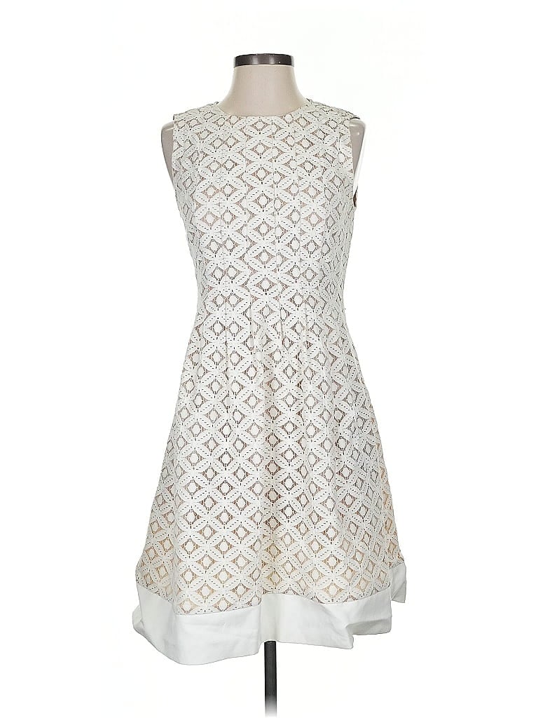 Click to view more detailed imagery on our partner's website Pre-owned Eliza J Cocktail Dress In White