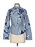 Piazza Sempione 100% Cotton Print Blue Long Sleeve Blouse Size EU (IT) 40 / US 4 - photo 1