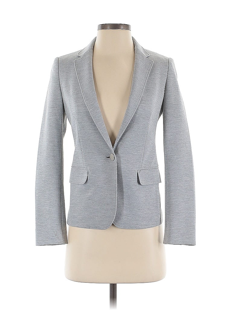 Pre-owned Uniqlo Blazer Jacket In Gray