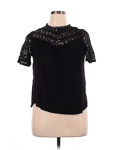 Cable & Gauge Short Sleeve Blouse (view 1)