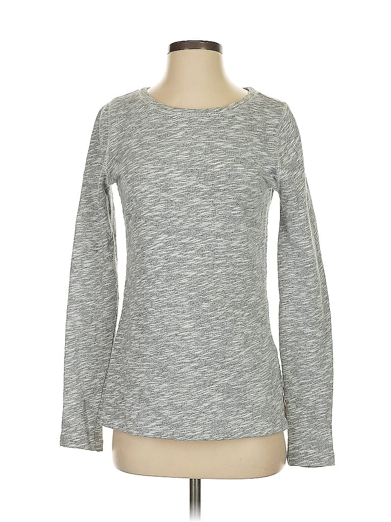 Pre-owned J.crew Factory Store Pullover Sweater In Gray