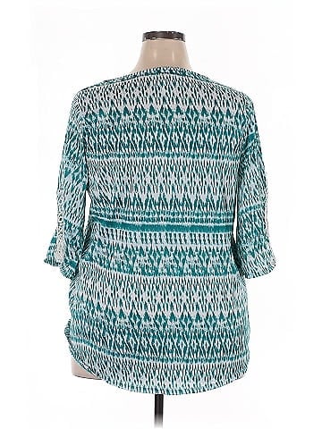New York Laundry 3/4 Sleeve Blouse (view 2)