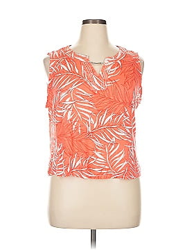 Palm Grove Sleeveless Blouse