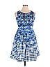 Talbots Argyle Blue Cocktail Dress Size 10 (petite) - photo 1