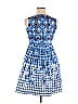 Talbots Argyle Blue Cocktail Dress Size 10 (petite) - photo 2