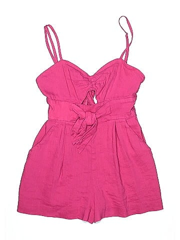 Milly Anya Linen Romper (view 1)