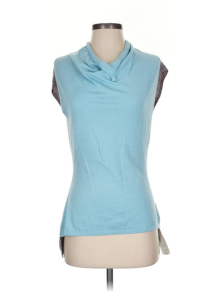Pre-owned Neiman Marcus Sweater Vest In Blue