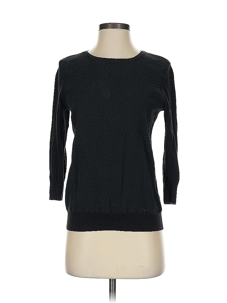 Pre-owned Ann Taylor Factory Pullover Sweater In Black