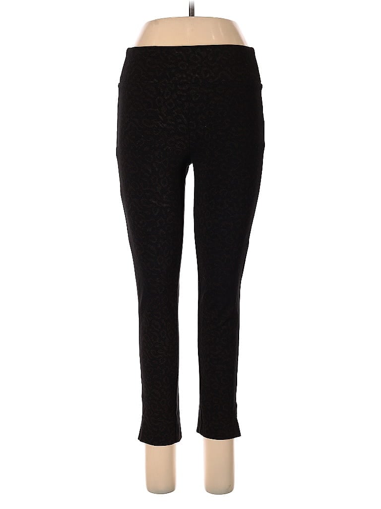 Pre-owned Peach Active Pants In Black