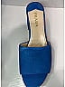 Prada 100% Suede Color Block Blue Suede Slide Sandals  Size EU 37 1/2 - photo 10