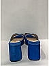 Prada 100% Suede Color Block Blue Suede Slide Sandals  Size EU 37 1/2 - photo 8