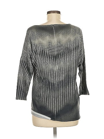 French Blu 3/4 Sleeve Top (view 2)