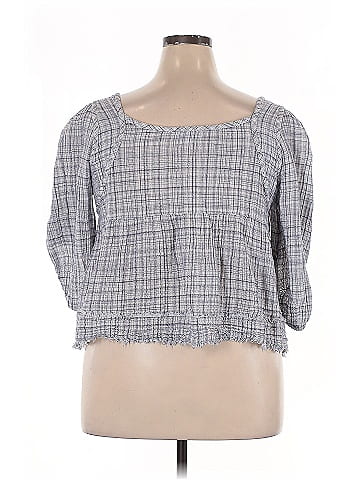 True Craft 3/4 Sleeve Blouse (view 2)