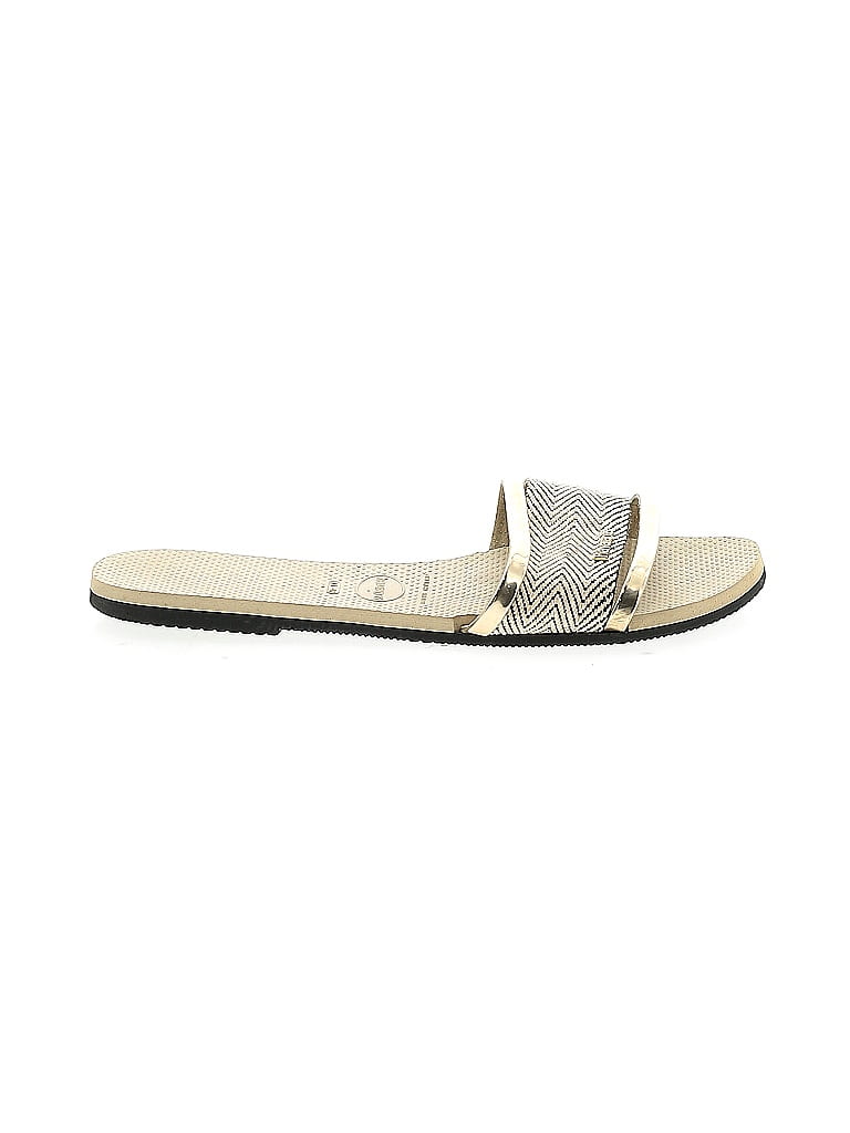Havaianas Silver Tan Sandals Size EU 41 - photo 1