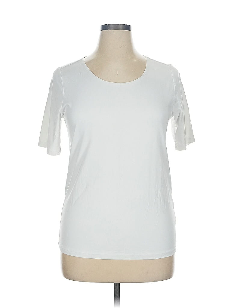 Pre-owned Cj Banks Short Sleeve T-shirt In White