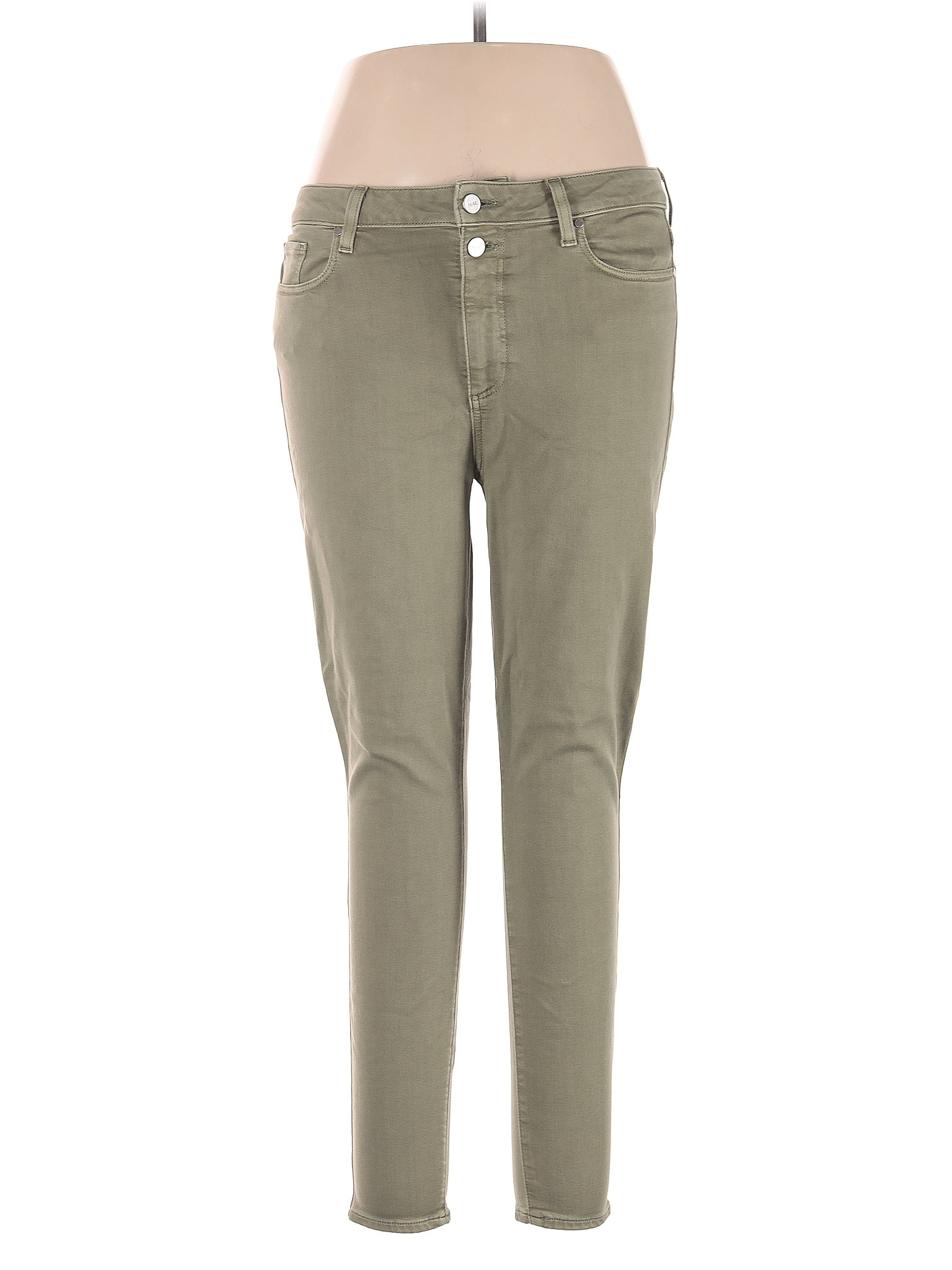 Paige Green Jeggings Size 32 waist