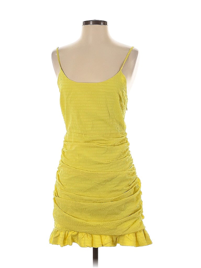 Morgan Claire 100% Polyester Yellow Cocktail Dress Size S - photo 1